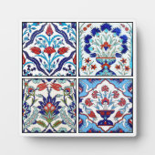 Sammlung türkischer Fliesen Fotoplatte (Vorderseite)