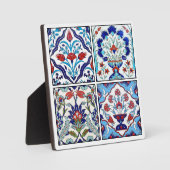 Sammlung türkischer Fliesen Fotoplatte (Vorderseite)