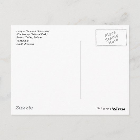 Sammlung: Venezuela, ein karibischer Schatz Postkarte (Rückseite)