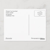 Sammlung Venezuela , Ein karibischer Schatz Postkarte (Rückseite)