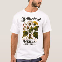 Sammlung vintage botanischer Kräuter, elegante Nat