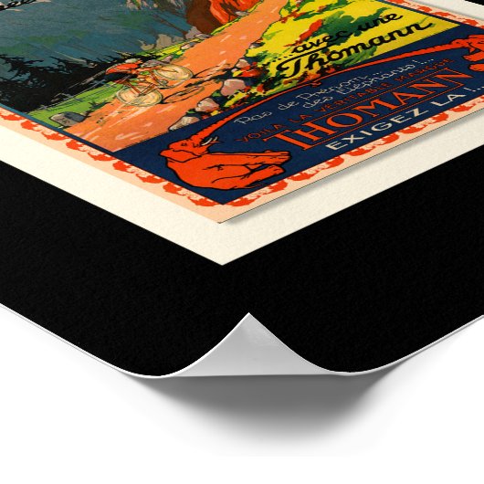 Sammlung Vintager Fahrradkarten 6 Poster (Ecke)