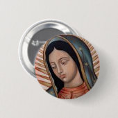 SAMMLUNG VIRGEN DES GUADALUPE BUTTON (Vorne & Hinten)