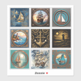 Sammlung von Aufklebern Aufkleber