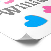 Sammlung von Babyduscherhitzen A11 für Geschlecht Poster (Ecke)