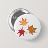 Sammlung von Blätter für Herbstmaple Button (Vorne & Hinten)
