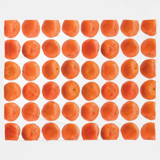 Sammlung von Clementinen Fleecedecke (Vorderseite (Horizontal))