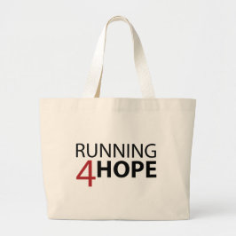 Sammlung von Einführung Running4Hope Jumbo Stoffbeutel
