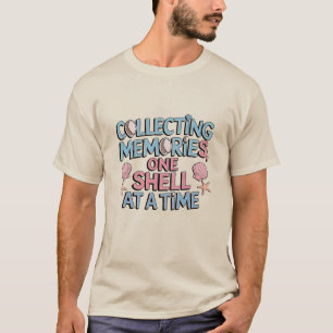 Sammlung von Erinnerungen, eine Muschel nach der a T-Shirt