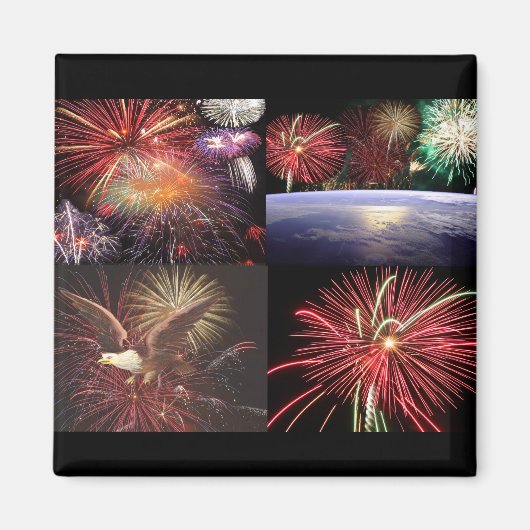 Sammlung von Feuerwerken Magnet (Vorne)