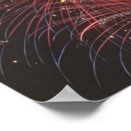 Sammlung von Feuerwerkskörpern Poster (Ecke)