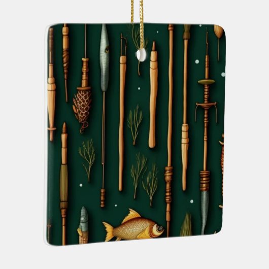 Sammlung von Fischereien Keramikornament (Rechts)