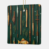 Sammlung von Fischereien Keramikornament (Links)