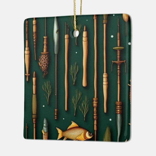 Sammlung von Fischereien Keramikornament (Links)
