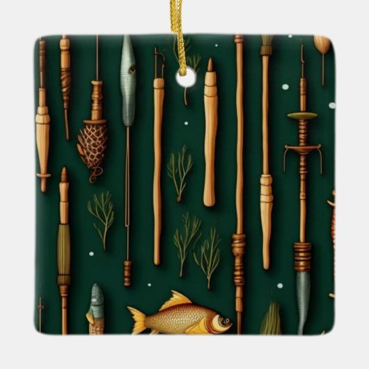 Sammlung von Fischereien Keramikornament (Vorderseite)