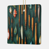 Sammlung von Fischmuscheln Keramikornament (Links)