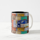 Sammlung von Führerscheinen Zweifarbige Tasse (VorderseiteRechts)