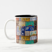 Sammlung von Führerscheinen Zweifarbige Tasse (Links)