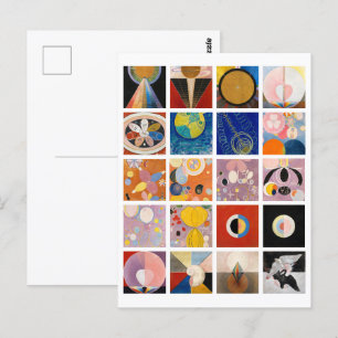 Sammlung von Gemälden von Hilma af Klint Postkarte