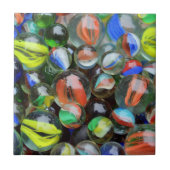 Sammlung von Glasmarbeln Fliese (Vorderseite)