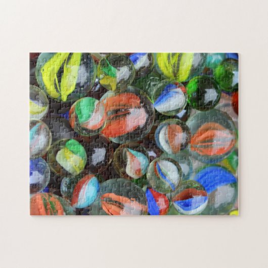 Sammlung von Glasmarbeln Puzzle (Horizontal)