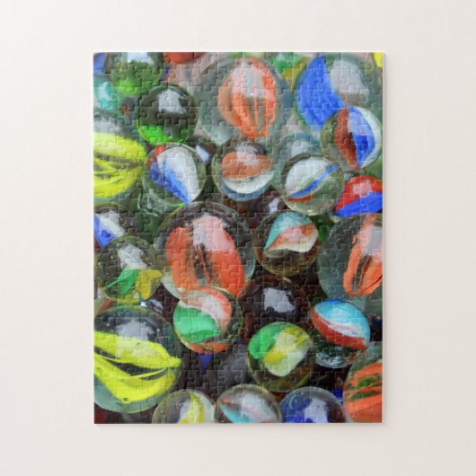 Sammlung von Glasmarbeln Puzzle (Vertikal)