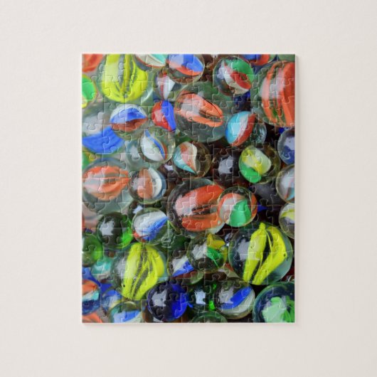 Sammlung von Glasmarbeln Puzzle (Vertikal)