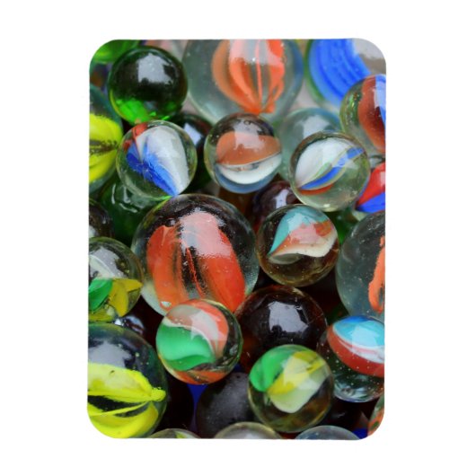 Sammlung von Glasmurmeln Magnet (Vertikal)