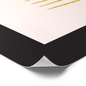 Sammlung von Goldformen Poster (Ecke)