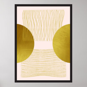 Sammlung von Goldformen Poster