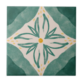 Sammlung von grün und gelb gezogenen Zangen Fliese