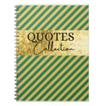 Sammlung von grünen und goldfarbenen Anführungszei