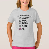 Sammlung von Gymnastikveranstaltungen T-Shirt (Vorderseite)