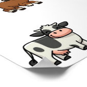 Sammlung von Haustieren Poster (Ecke)