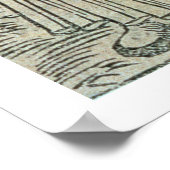 Sammlung von Heilkräutern, 1534 (Holzschnitt) Poster (Ecke)