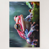 Sammlung von Jigsaw Puzzle Frogs aus Costa Rica (Vertikal)