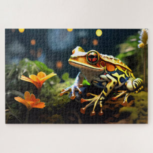 Sammlung von Jigsaw Puzzle Frogs Costa Rica