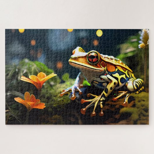 Sammlung von Jigsaw Puzzle Frogs Costa Rica (Horizontal)