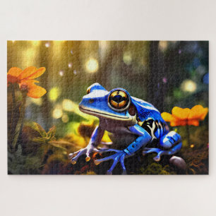 Sammlung von Jigsaw Puzzles Frogs Costa Rica