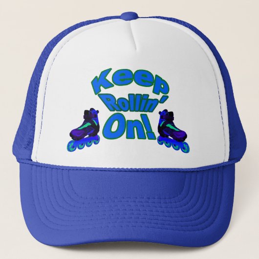 Sammlung von Kaffeetassen, Notizen und Sachen Truckerkappe (Vorderseite)