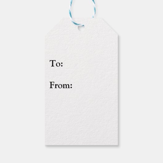 Sammlung von Kiefern und Holly Geschenkanhänger (Rückseite)