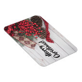 Sammlung von Kiefern und Holly Magnet (Rechte Seite)