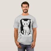Sammlung von Kitten Coloring Page T - Shirt (Vorne ganz)