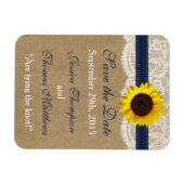 Sammlung von Kraft, Spitzen und Sonnenblumen - Mar Magnet (Horizontal)