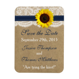 Sammlung von Kraft, Spitzen und Sonnenblumen - Mar Magnet