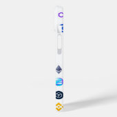 Sammlung von Krypto-Währungen Case-Mate iPhone Hülle (Rückseite / Links)