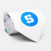 Sammlung von Krypto-Währungen Krawatte (Gerollt)