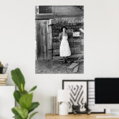 Sammlung von Lizenzplaten aus den 30er Jahren Poster (Heimbüro)