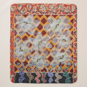 Sammlung von Meisterwerken der Leinwand aus Canva Sherpadecke