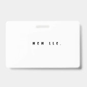 Sammlung von Mnat-TV-Sendern Ausweis (Rückseite)